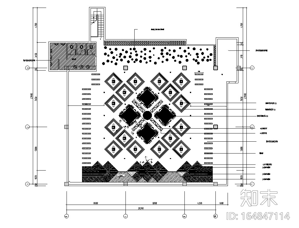 芭芘.菲尚酒吧施工图cad施工图下载【ID:164847114】