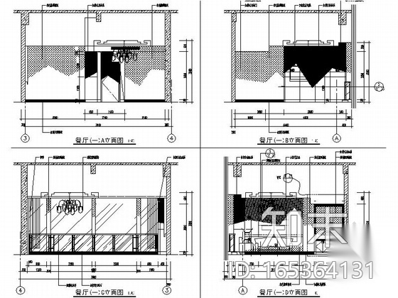 [江苏]社会科学研究机构高等干部学院新校区宿舍装修设...cad施工图下载【ID:165364131】