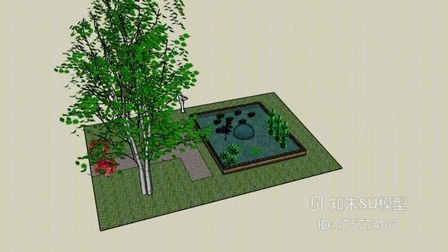 树SU模型下载【ID:119283666】