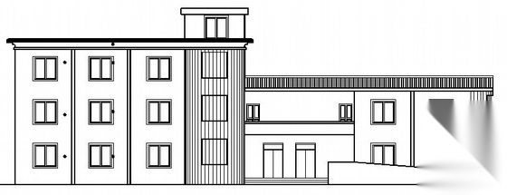 [延安市志丹县]某敬老院公寓楼及配套建筑结构施工图cad施工图下载【ID:167211146】