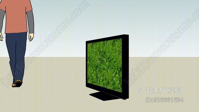 电视机SU模型下载【ID:926681634】