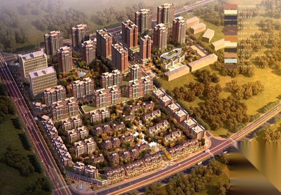 [云南]住宅区规划及框架结构高层住宅楼建筑施工图（知名...cad施工图下载【ID:165940170】