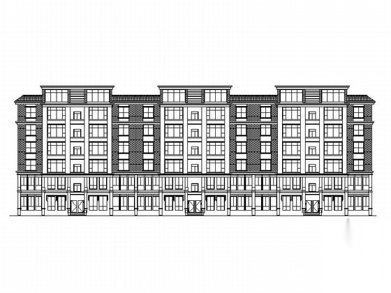 [云南]住宅区规划及框架结构高层住宅楼建筑施工图（知名...施工图下载【ID:165940170】