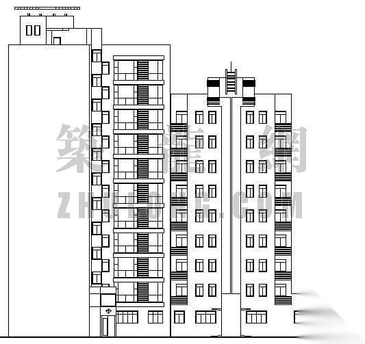 某住宅楼设计方案cad施工图下载【ID:149855154】