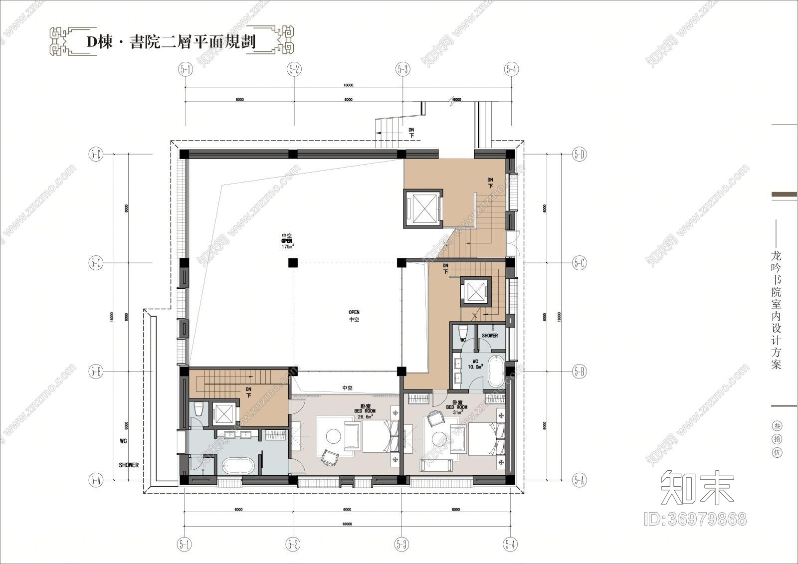 山西灵石石膏山龙吟书院cad施工图下载【ID:36979868】
