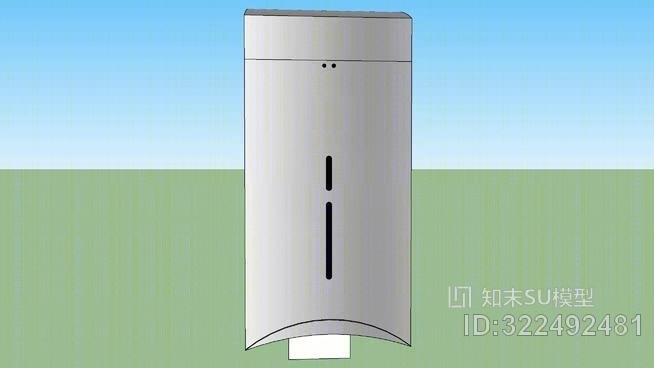 不锈钢/不锈钢座便器纸纸架SU模型下载【ID:322492481】