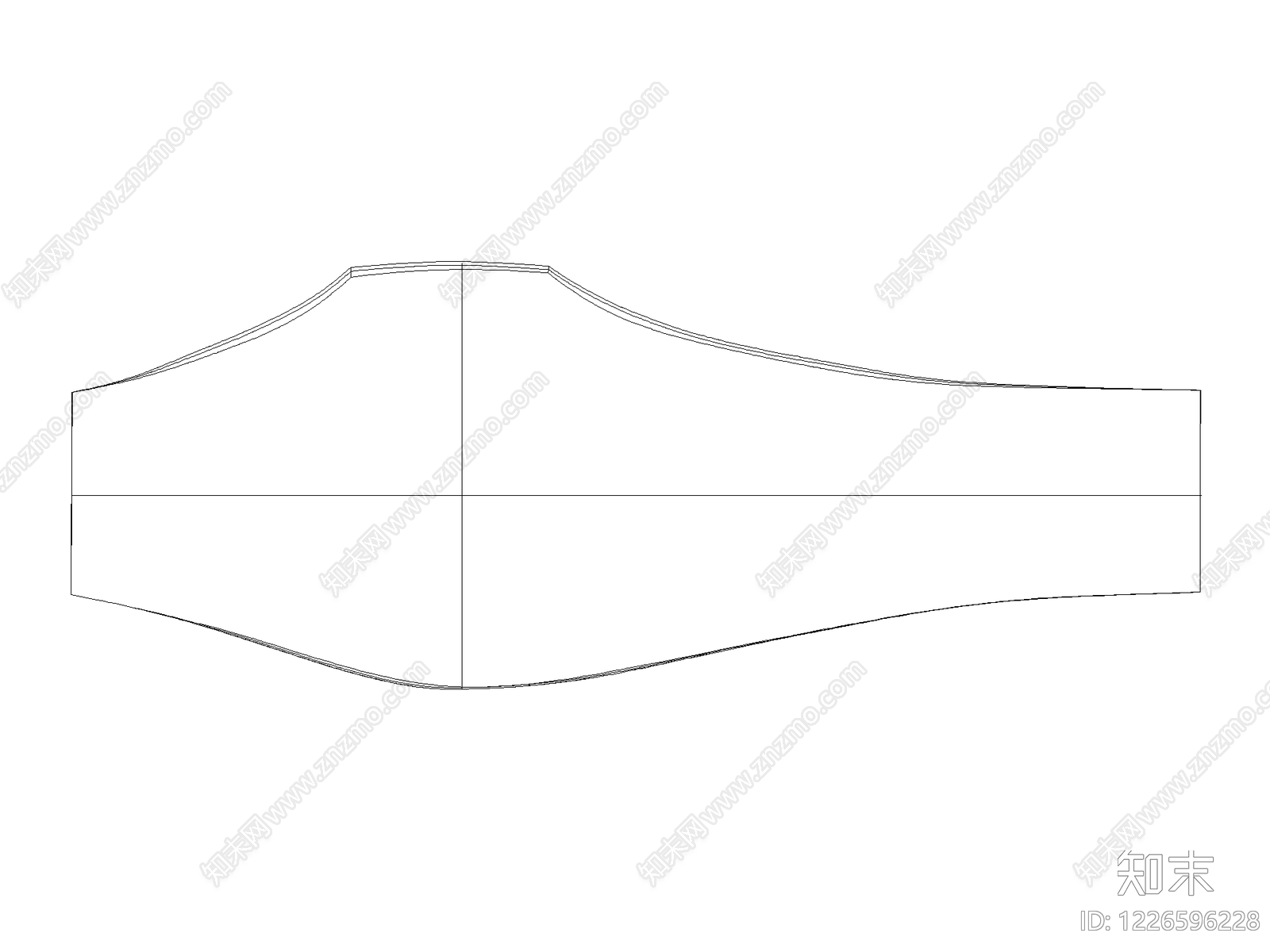 装饰线条cad施工图下载【ID:1226596228】