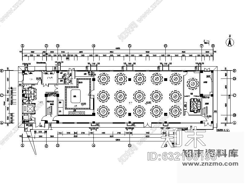 施工图海南某审判法院办公楼室內装修图施工图下载【ID:632138193】