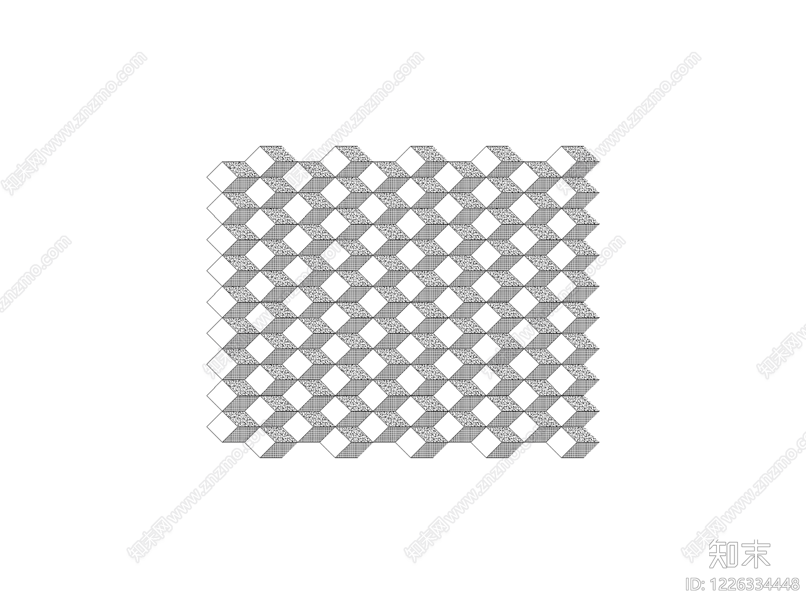 现代填充图案CAD图纸