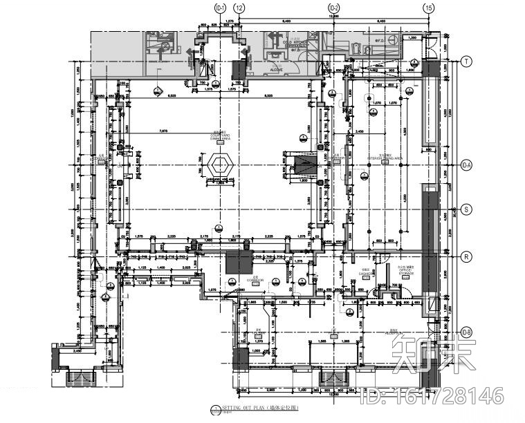 [广州]新世界酒店餐饮区室内装饰设计施工图cad施工图下载【ID:161728146】