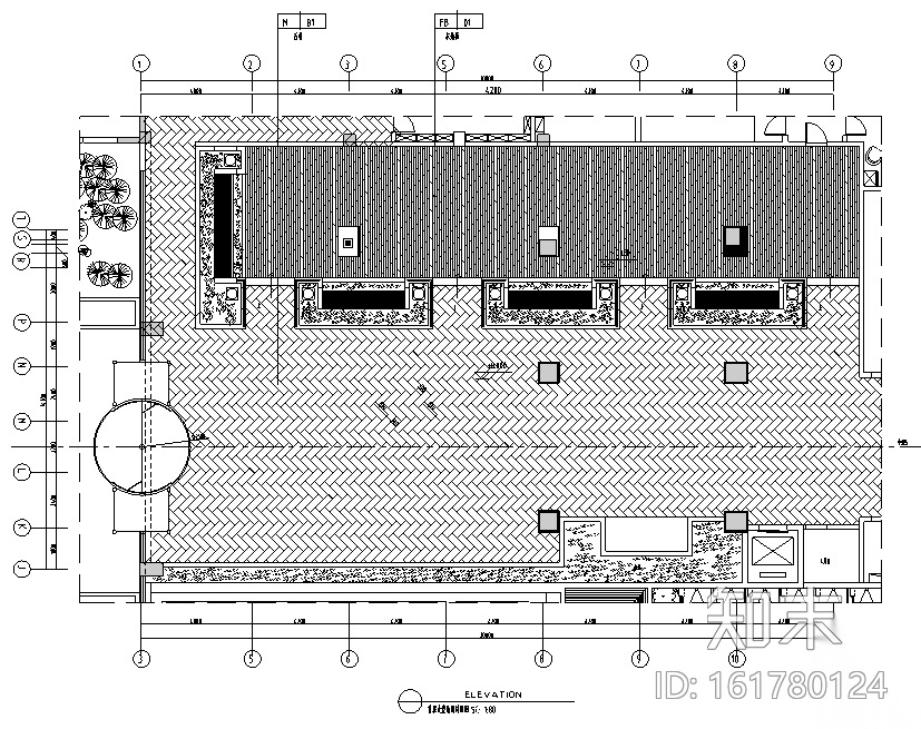 新中式洗浴会所空间设计施工图（附效果图+软装家具）cad施工图下载【ID:161780124】