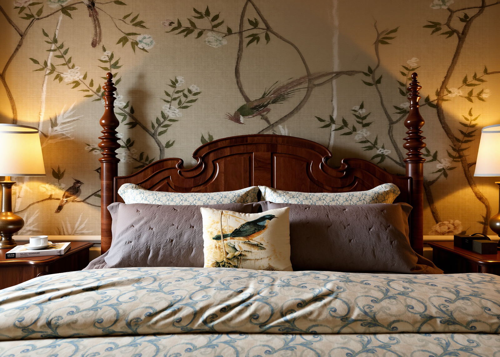 美式酒店客房3D模型下载【ID:1214741497】