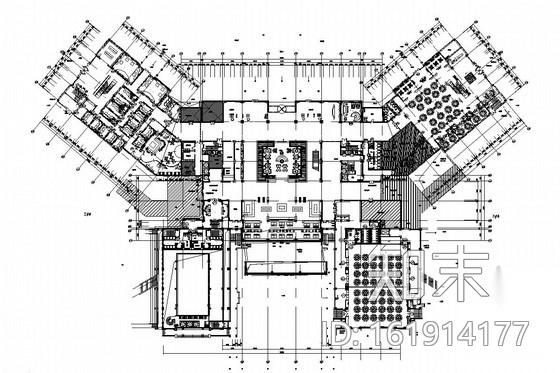 [衡水]历史底蕴深厚悠久文化名城五星级国际休闲度假酒店...cad施工图下载【ID:161914177】