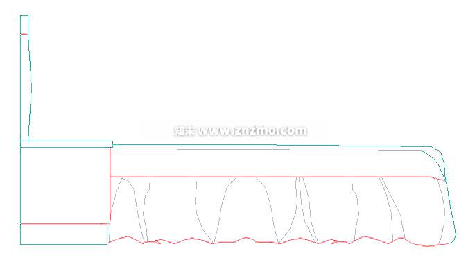 床头柜cad施工图下载【ID:180788129】