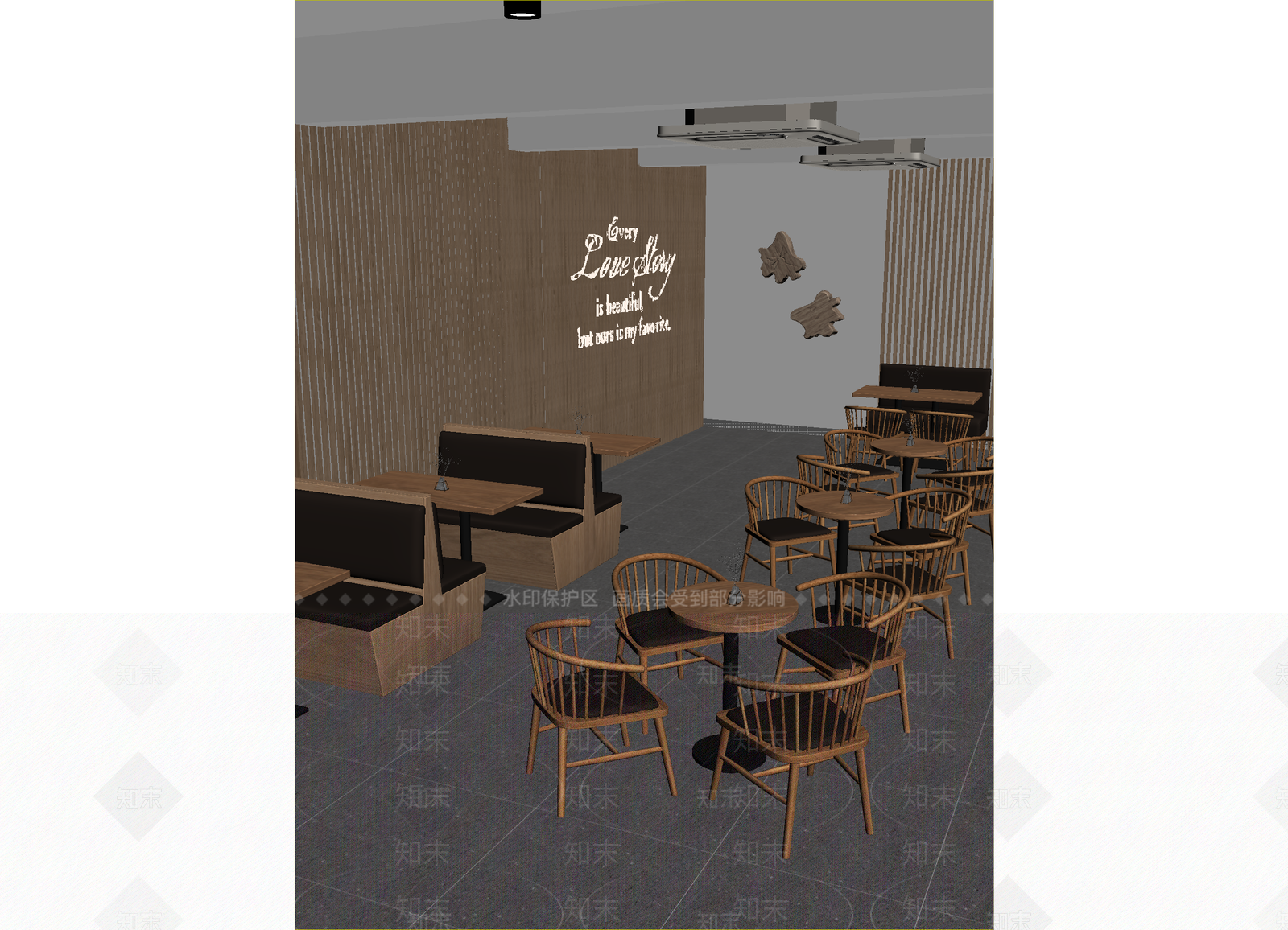 现代咖啡厅3D模型下载【ID:1214735698】