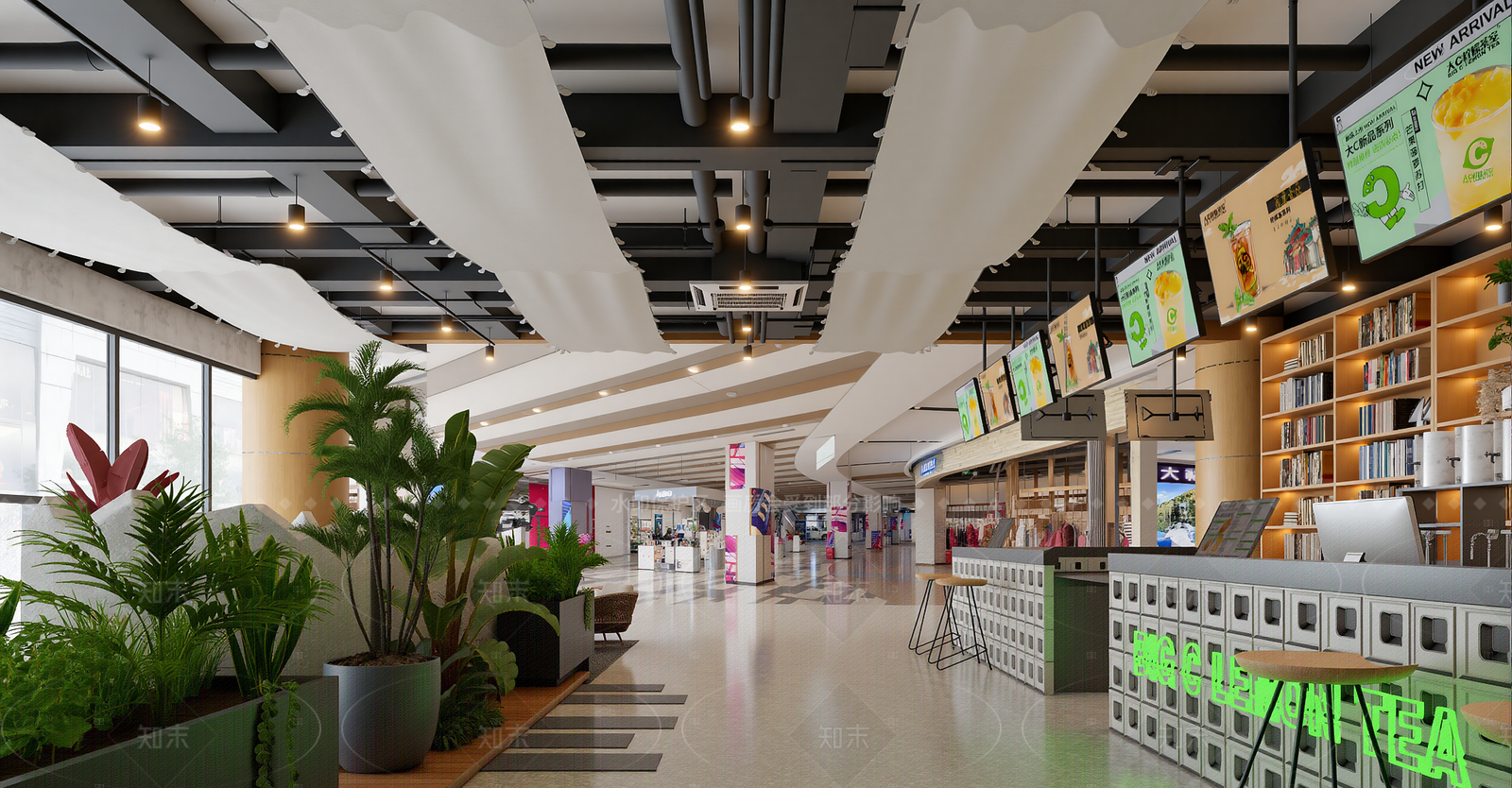 现代商场3D模型下载【ID:1214565956】