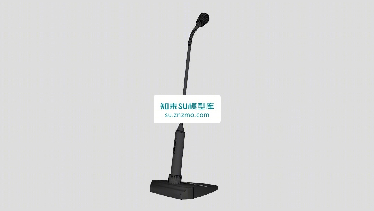 舒尔MX412D鹅颈话筒SU模型下载【ID:148479290】