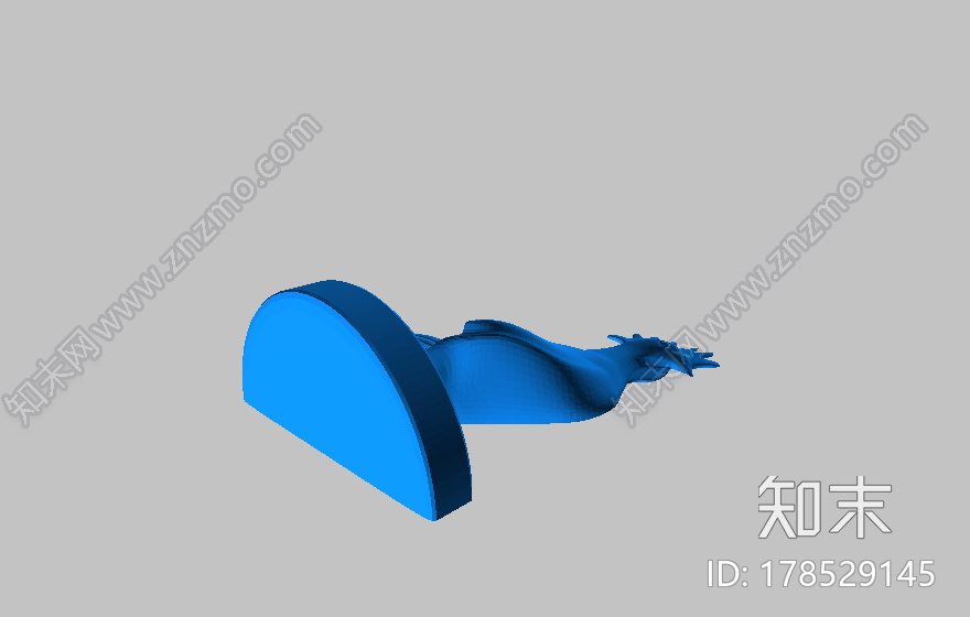 傲娇的公鸡3d打印模型下载【ID:178529145】