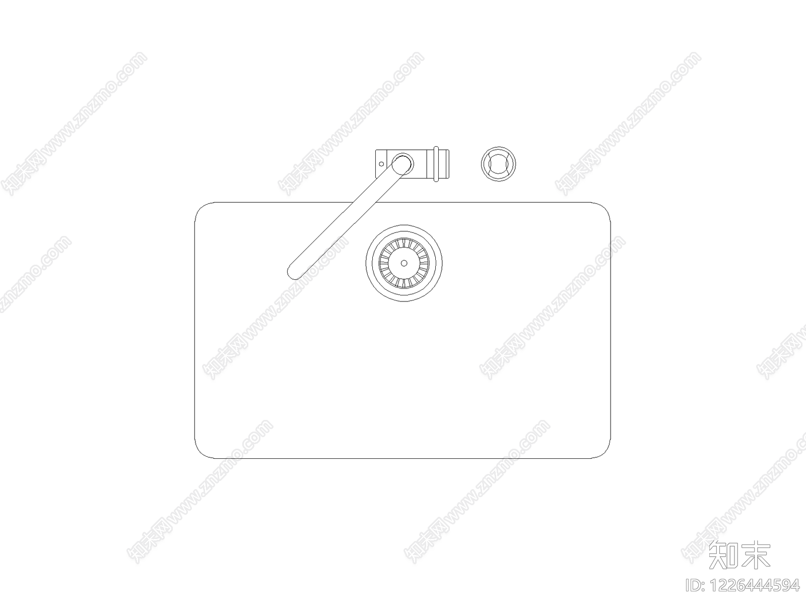 现代厨房设施CAD图纸