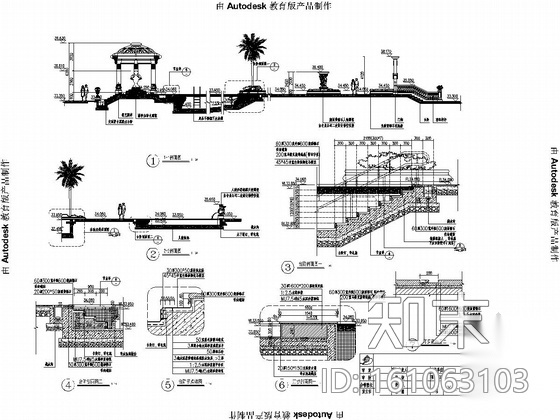 [湖北]欧式花园居住小区全套景观工程施工图纸cad施工图下载【ID:161063103】