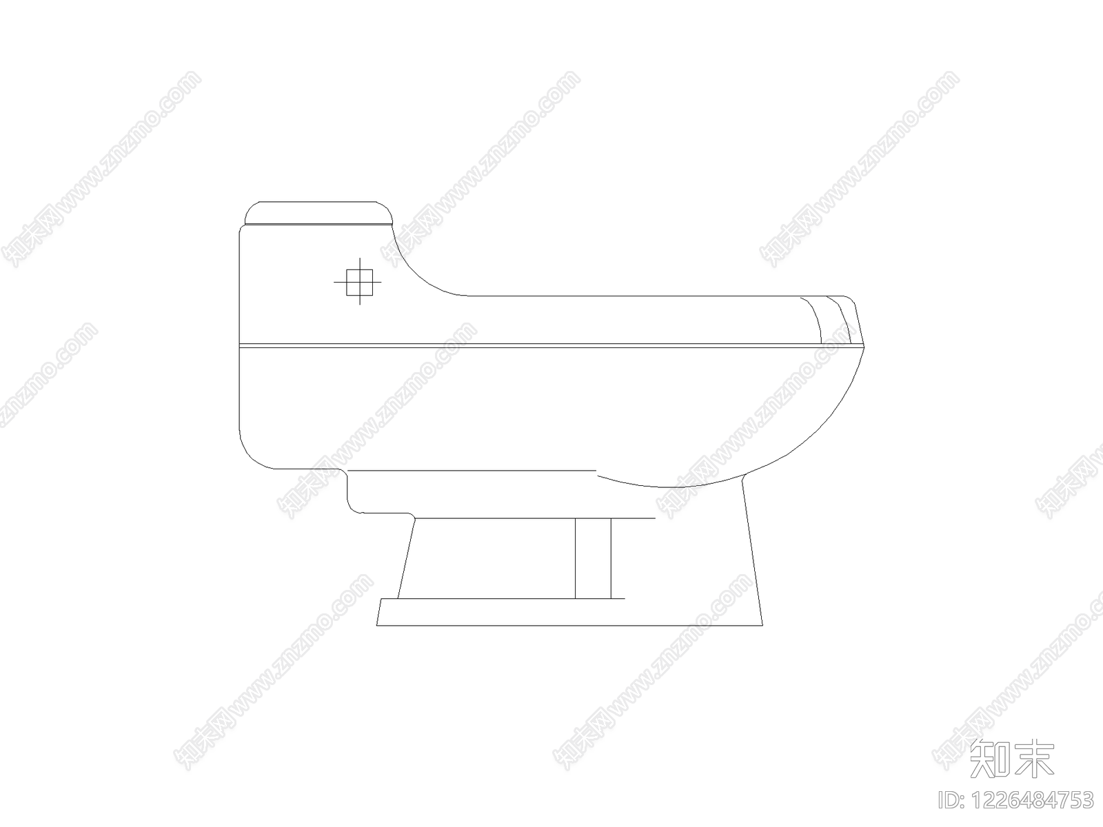 卫浴设施cad施工图下载【ID:1226484753】
