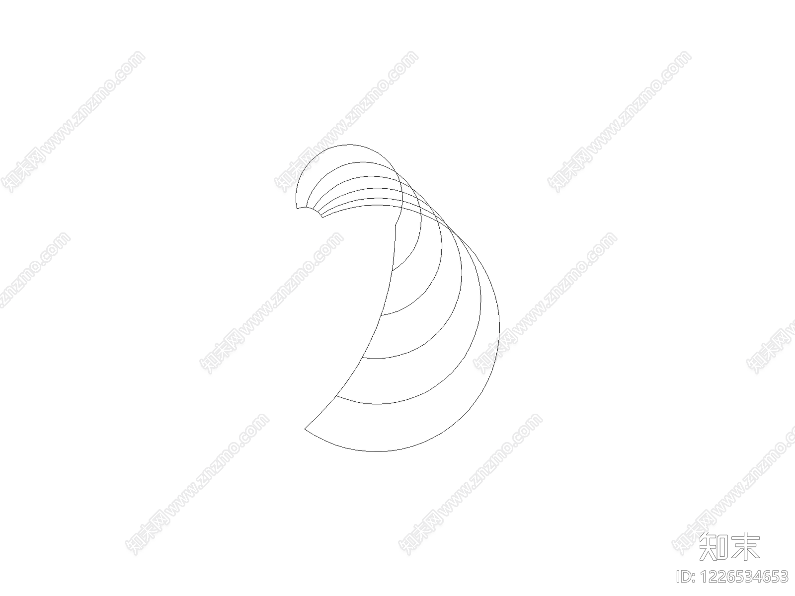 现代装饰线条CAD图纸