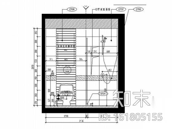 [南京]现代简洁三室两厅户型家装施工图cad施工图下载【ID:161805155】