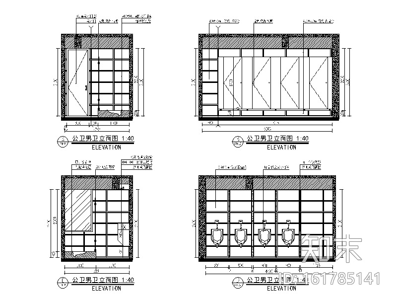 全套简欧风格办公楼详细设计施工图cad施工图下载【ID:161785141】