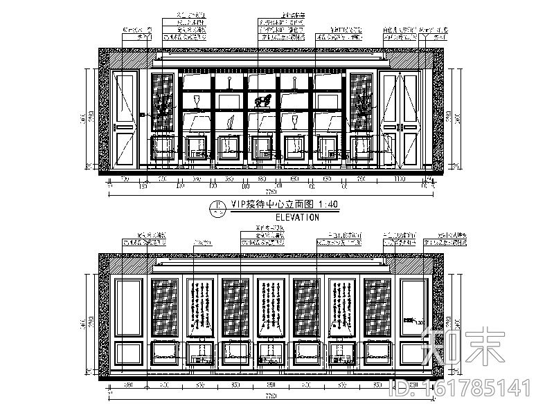 全套简欧风格办公楼详细设计施工图cad施工图下载【ID:161785141】