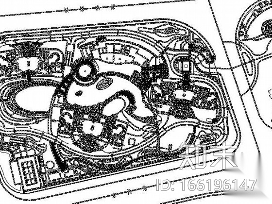 [上海]居住区商业会所景观工程施工图施工图下载【ID:166196147】