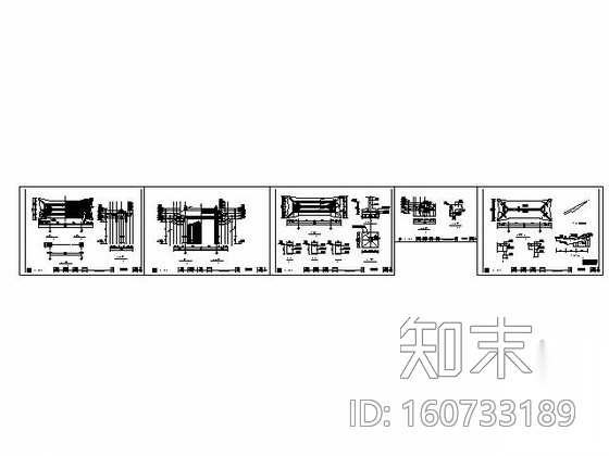 仿古建施工图下载【ID:160733189】