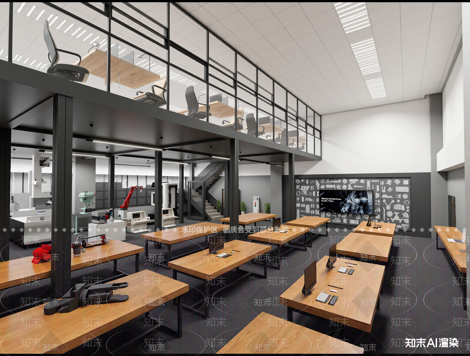 教室3D模型下载【ID:1214013497】
