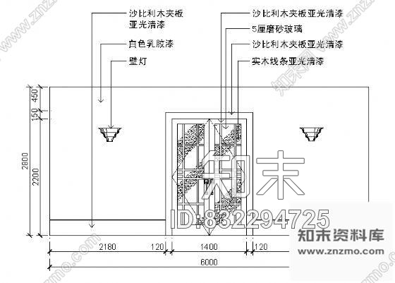 图块/节点餐厅包间立面cad施工图下载【ID:832294725】