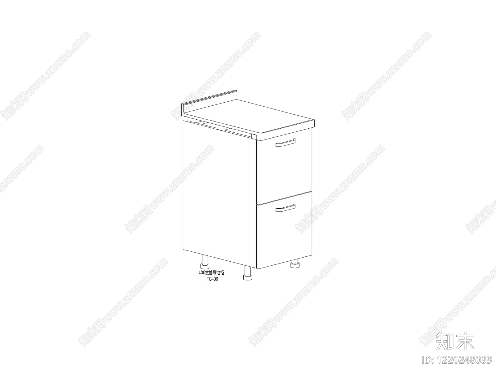 现代橱柜施工图cad施工图下载【ID:1226248039】