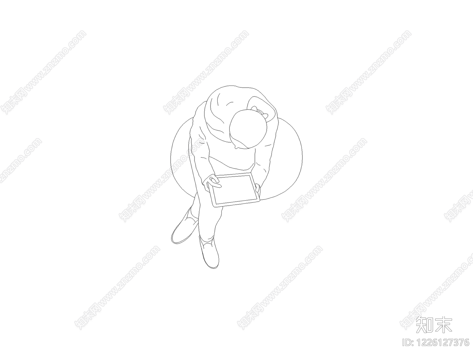 人物cad施工图下载【ID:1226127376】