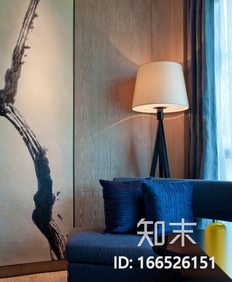 [深圳]高端酒店样板房设计CAD施工图（含实景图）cad施工图下载【ID:166526151】