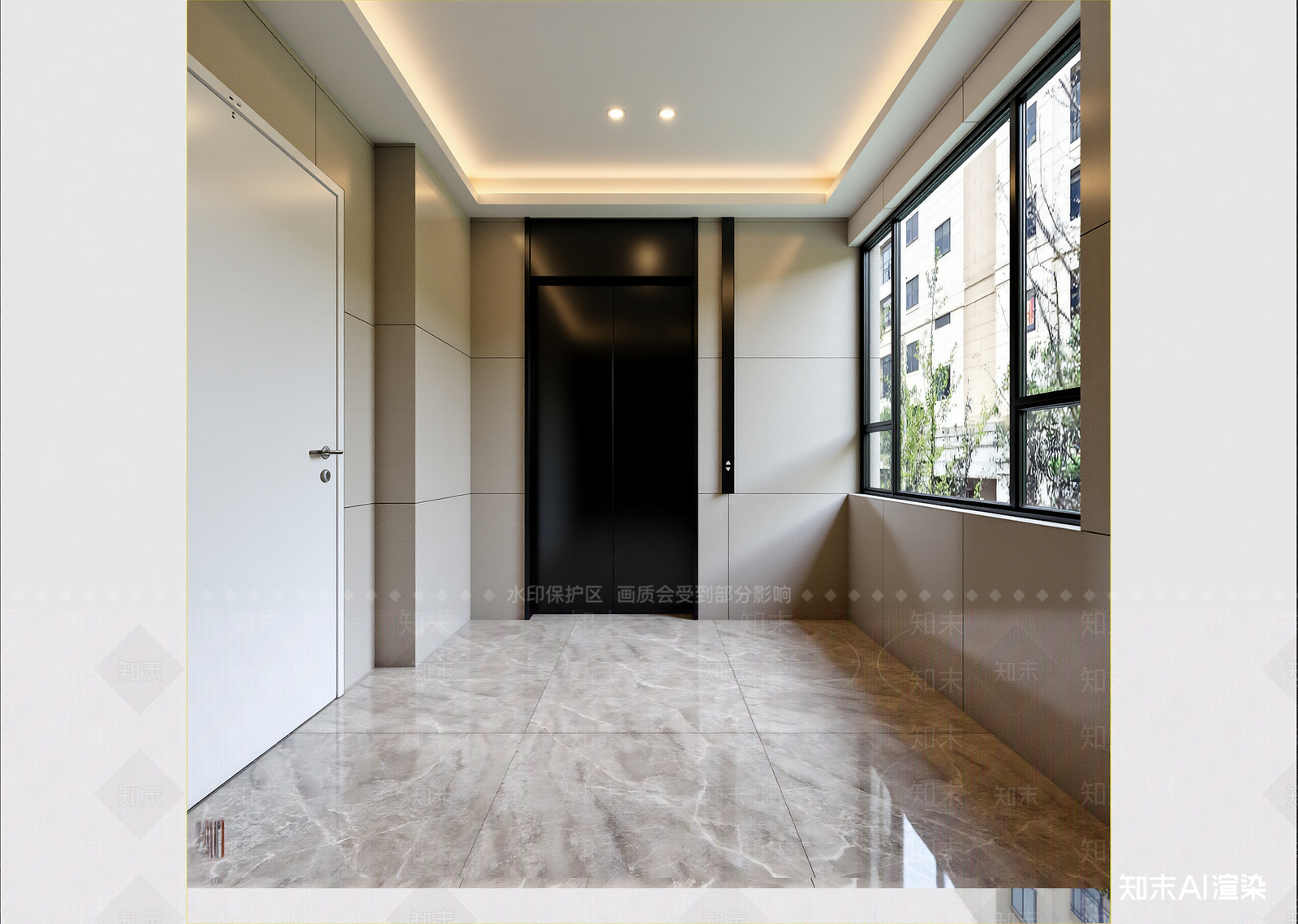 现代走廊3D模型下载【ID:1214702973】
