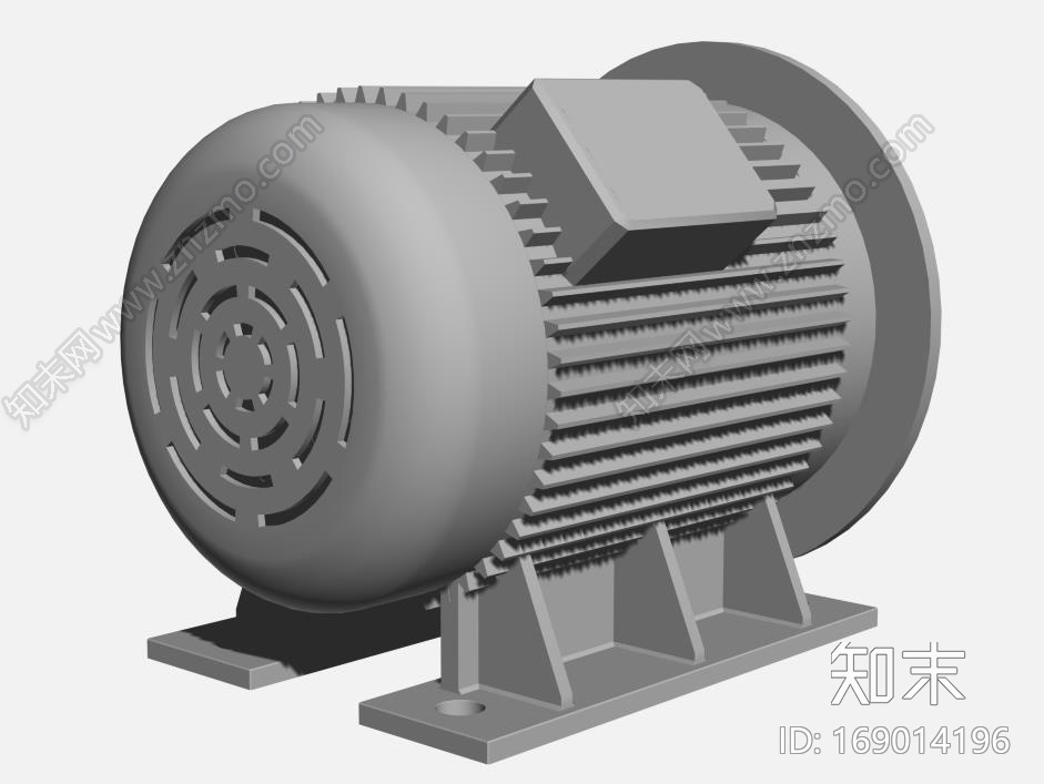 简单做的电机外壳和内部结构CG模型下载【ID:169014196】