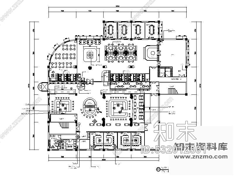 施工图某西式比萨店装修图(含实景)cad施工图下载【ID:532012501】