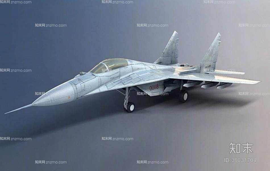 飞机3D模型下载【ID:30831704】