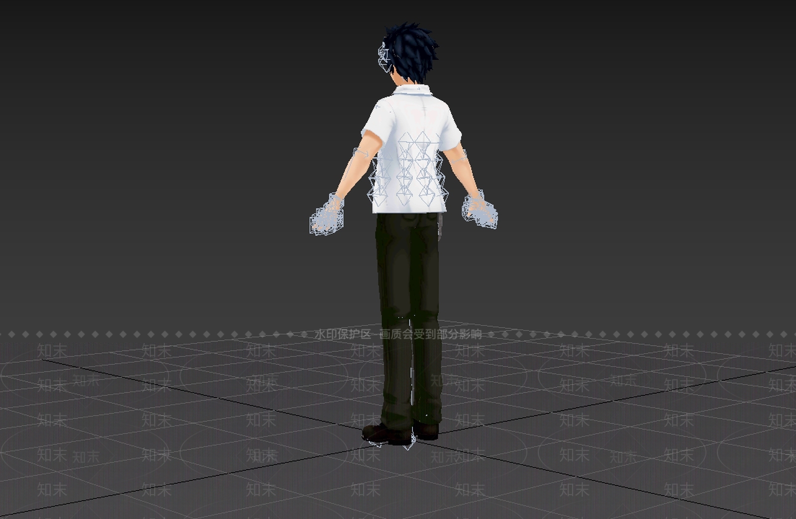 妖精的尾巴角色绑定3D模型下载【ID:167722194】