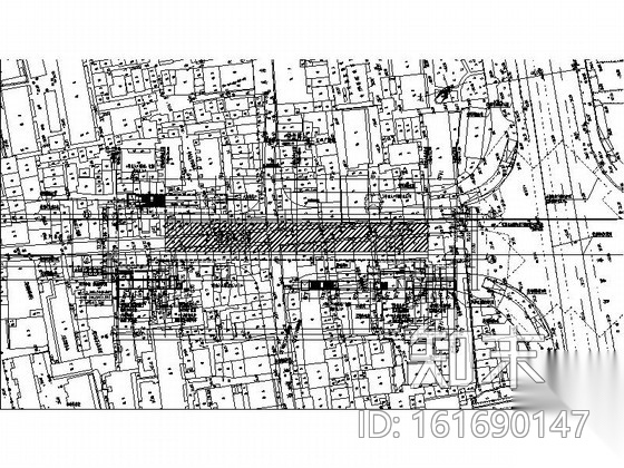 [湖南]大型现代轨道交通地铁车站公共区室内装修施工图cad施工图下载【ID:161690147】