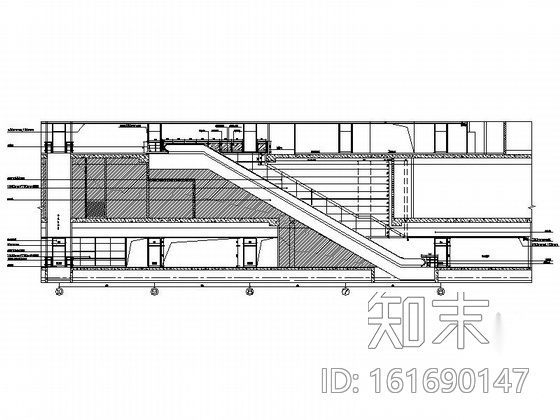 [湖南]大型现代轨道交通地铁车站公共区室内装修施工图cad施工图下载【ID:161690147】