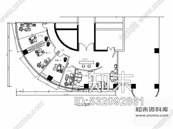 施工图海口某投资咨询公司办公室装修图含效果施工图下载【ID:532092861】