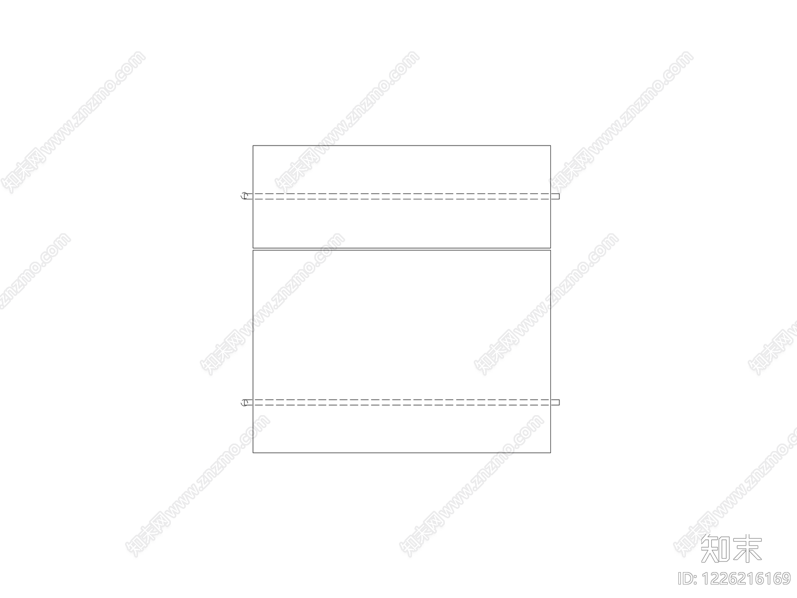 正反沙发组合cad施工图下载【ID:1226216169】