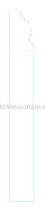 踢脚线cad施工图下载【ID:178695121】