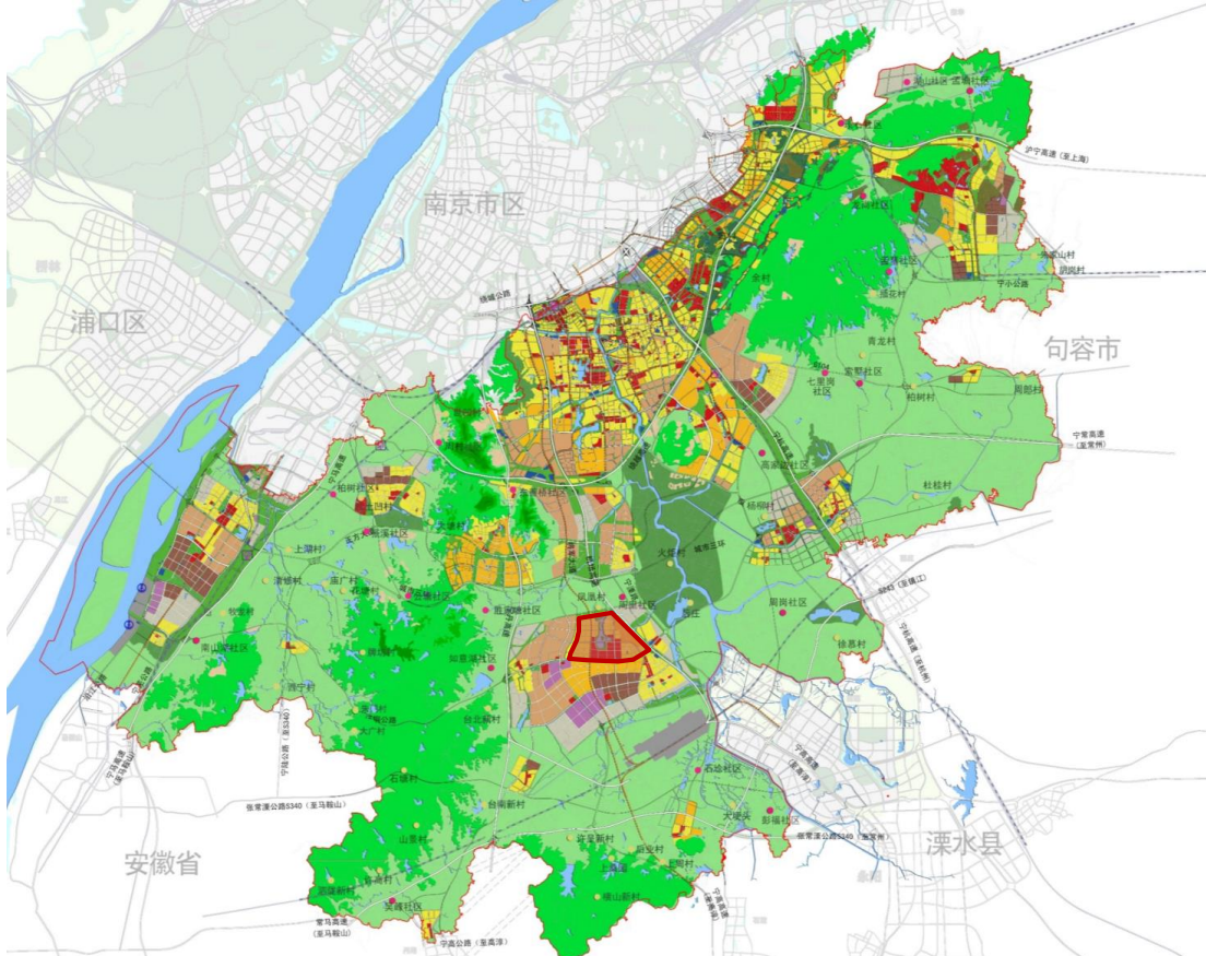 江苏南京禄口新城控制性详细规划图纸施工图下载