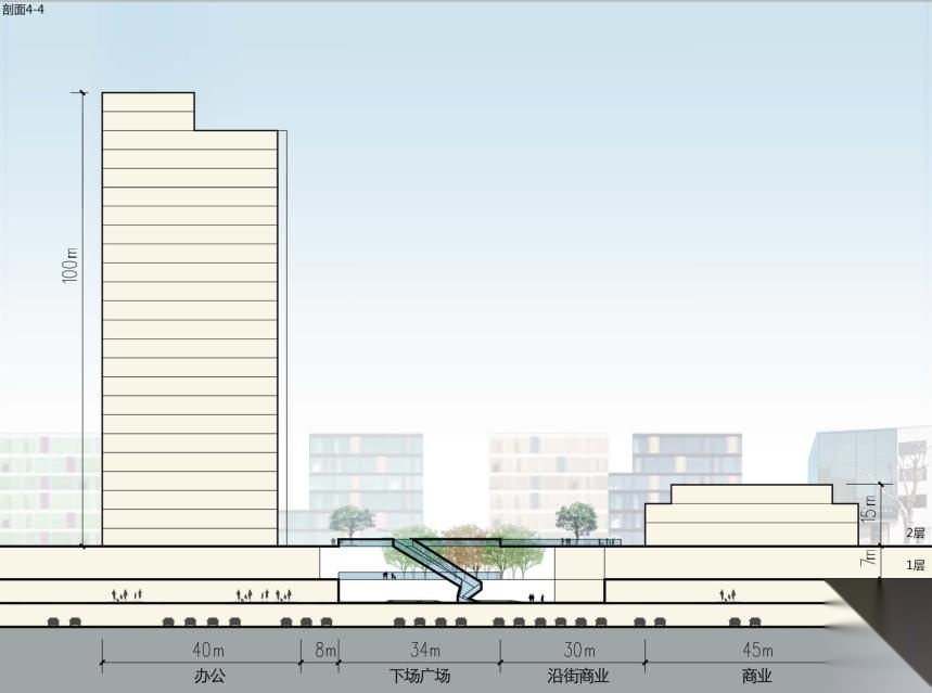 [江苏]现代白色体量多功能城市综合体建筑设计方案文本cad施工图下载【ID:151737111】