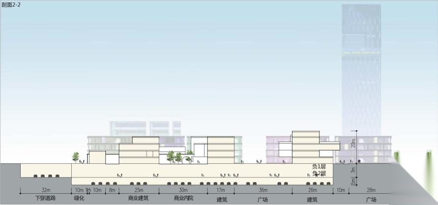 [江苏]现代白色体量多功能城市综合体建筑设计方案文本cad施工图下载【ID:151737111】