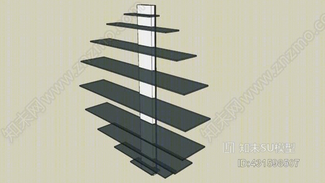 你mondivisione玻璃墙单元SU模型下载【ID:431598507】